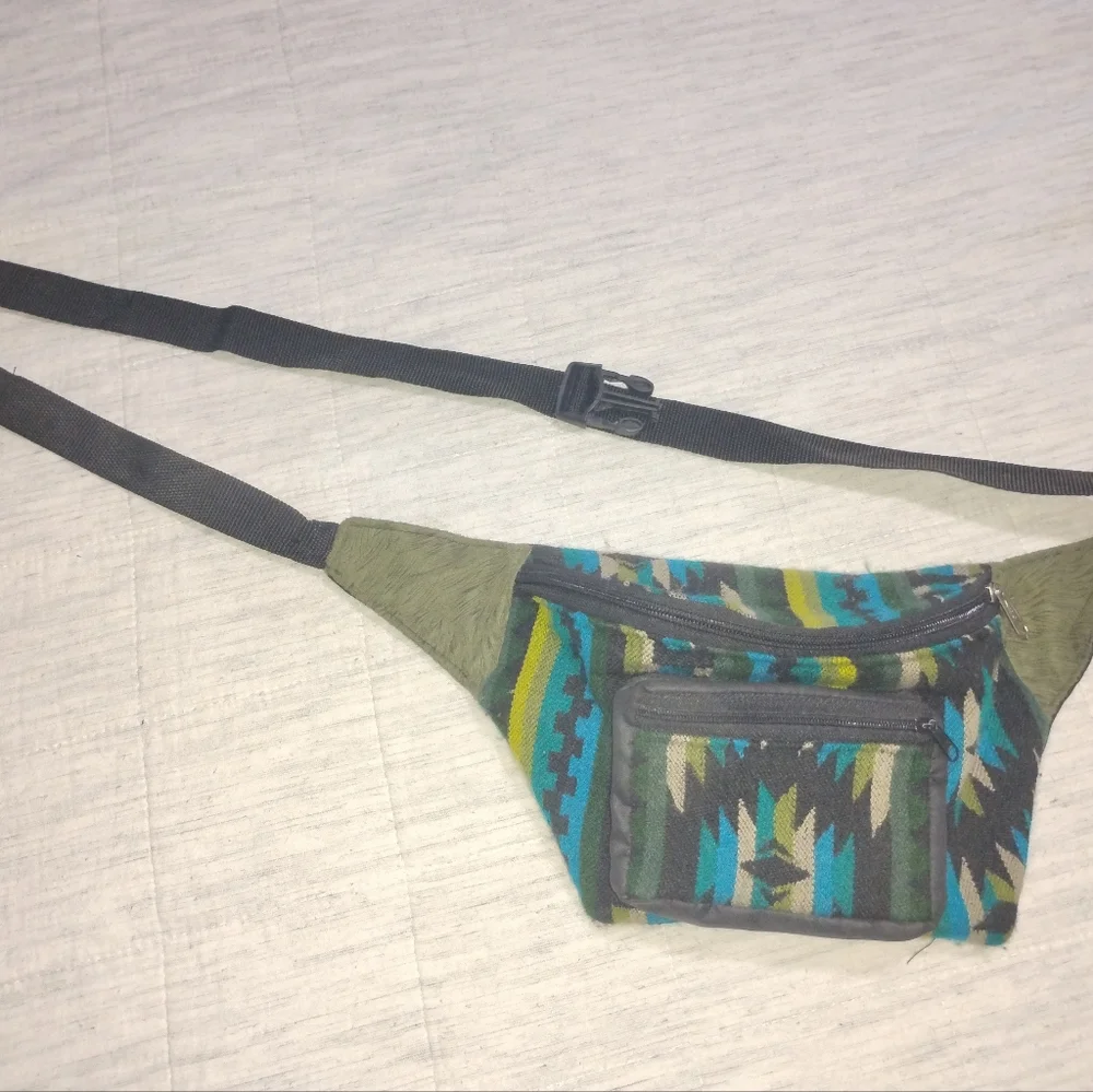 Colorful Patterned Waist Bag - Picture 2 of 7
